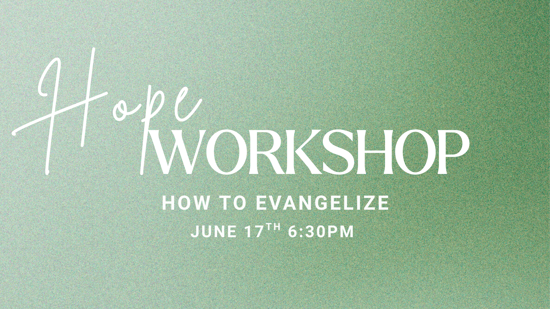 Hope Workshop