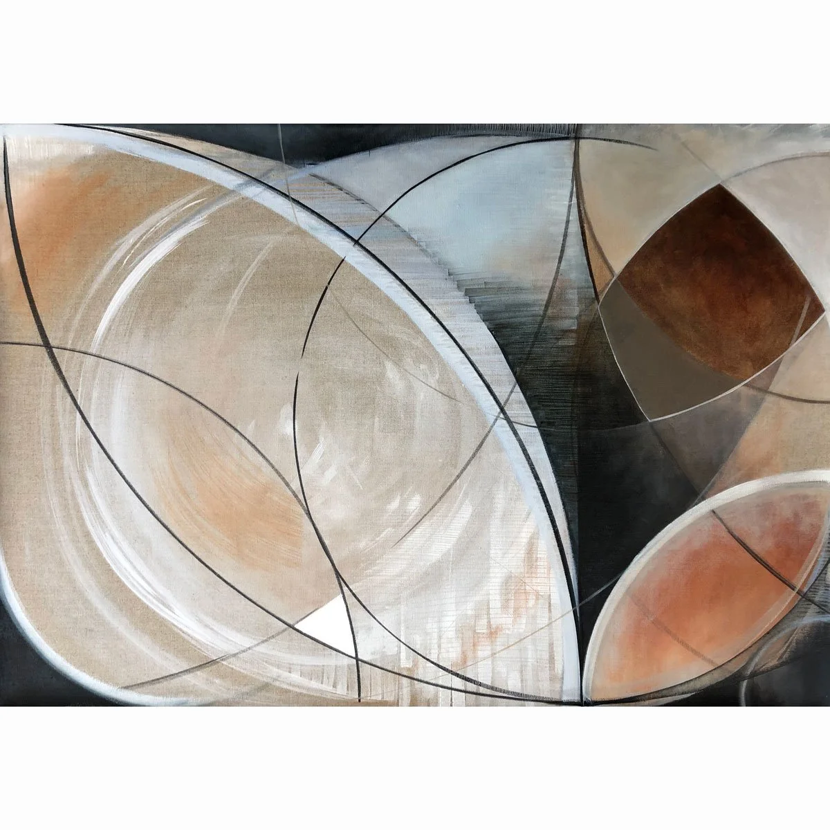 Abstract oil paintings