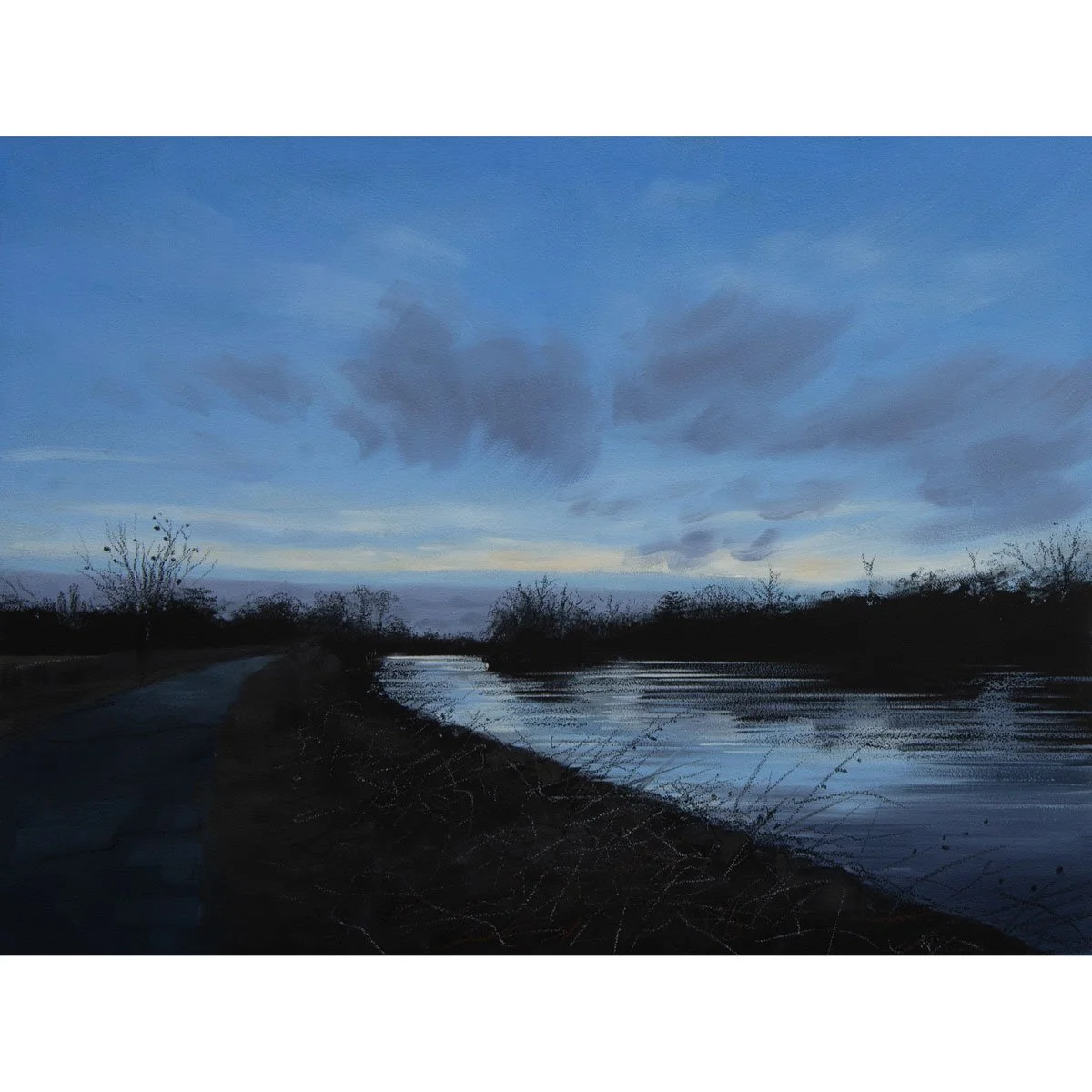 Evening light, Thames Path series 1