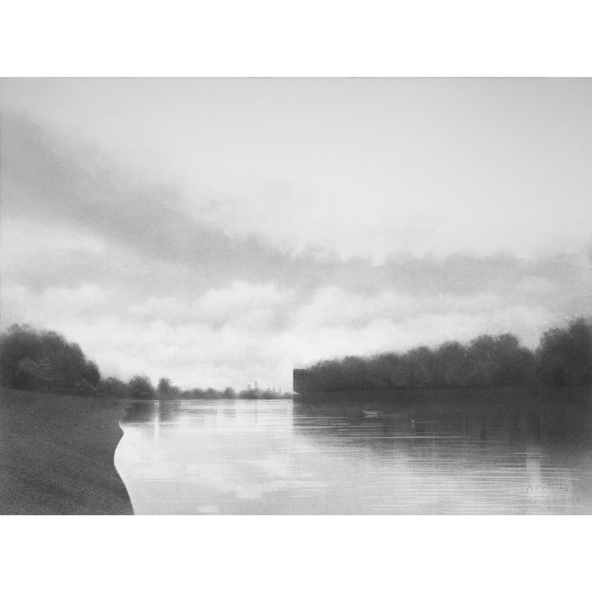 Thames series. Low tide, Putney (towards Hammersmith) 2