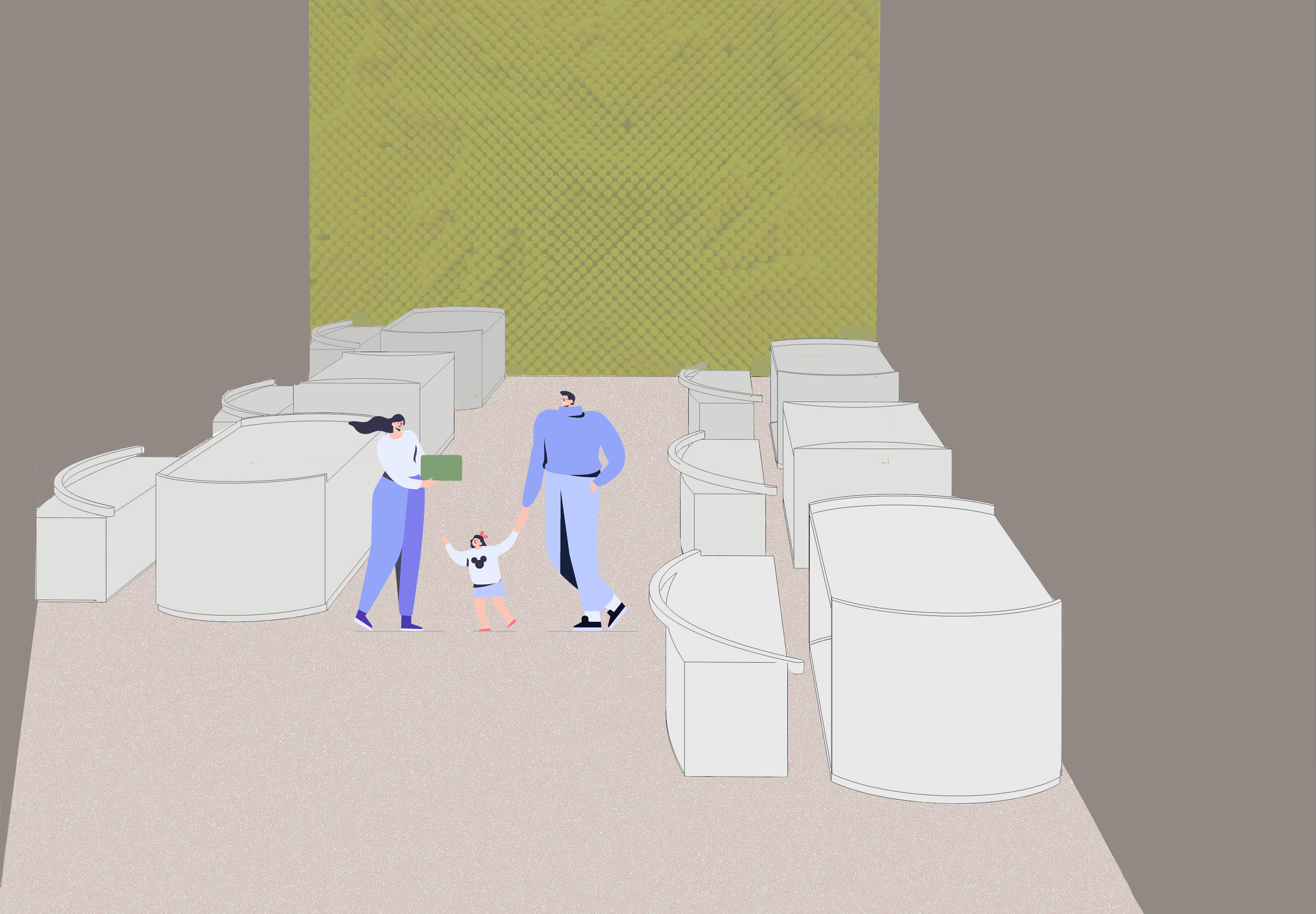 View of Immersive Installation and Engagement Space