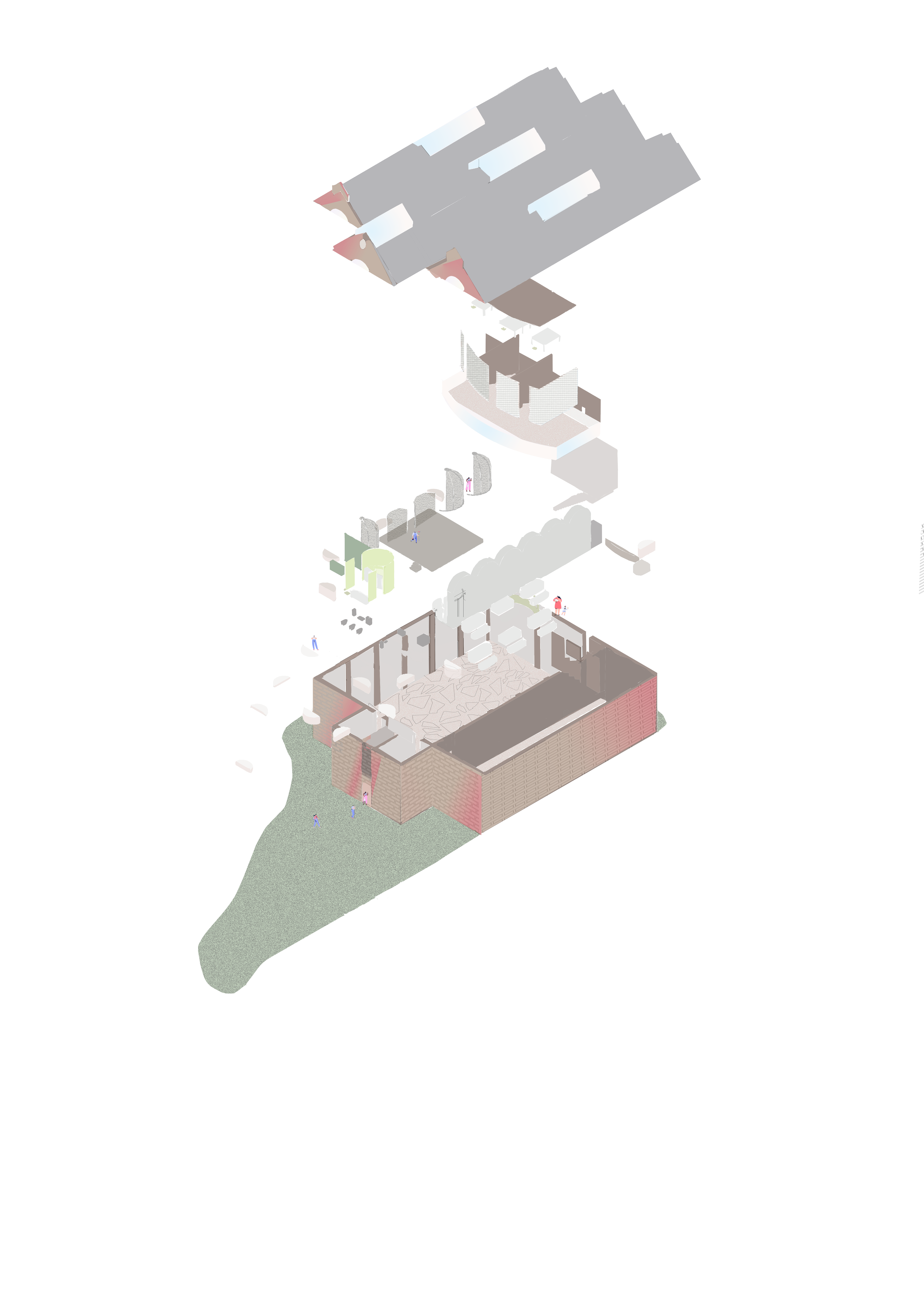 Student Work: Year 3: Installation Art/Intimate Theatrical Venue (Adaptive Reuse)
