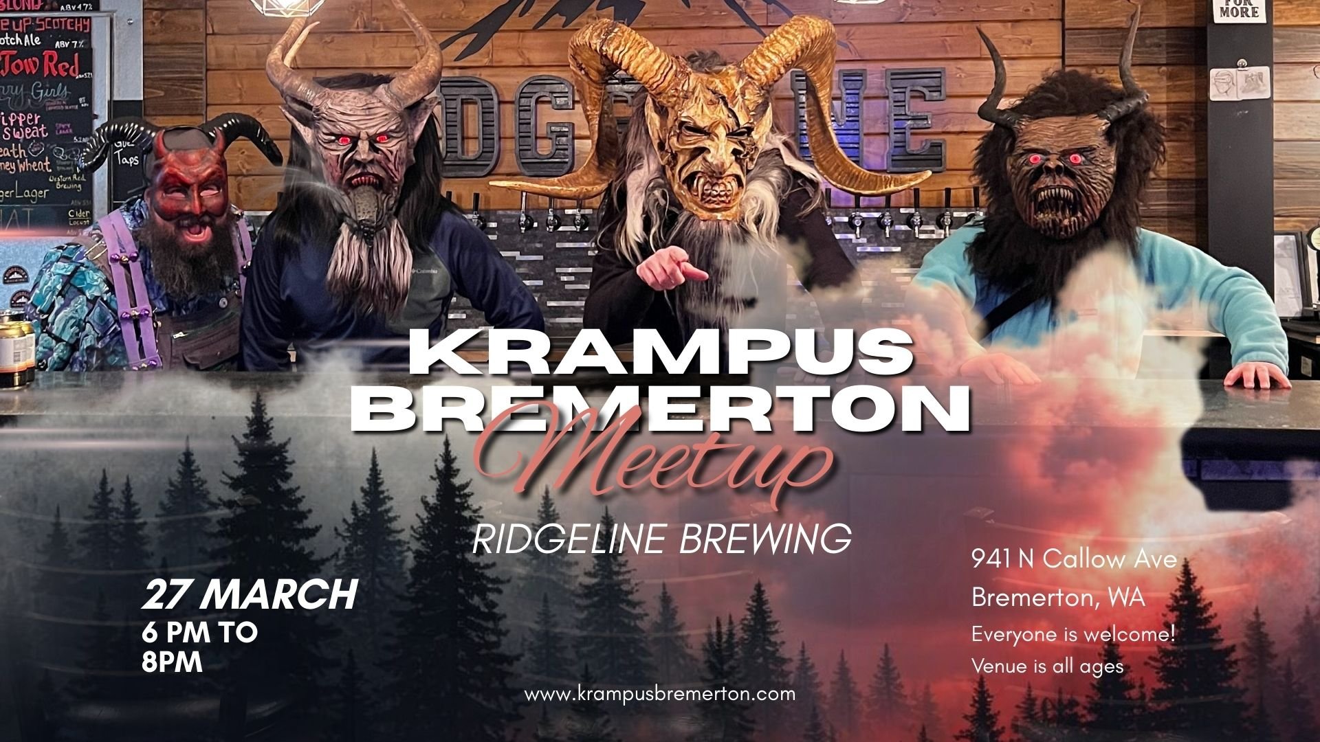 KRAMPUS MEETUP AT RIDGELINE BREWING
