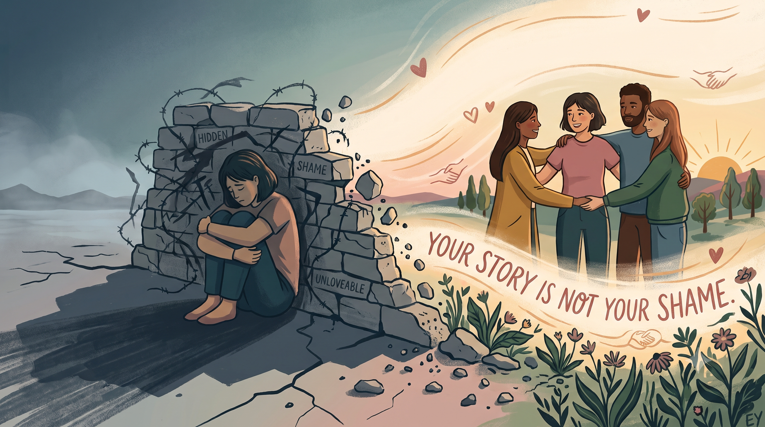 “If They Ever Knew the Real Me, They’d Run”: The Secret That Keeps Survivors Alone
