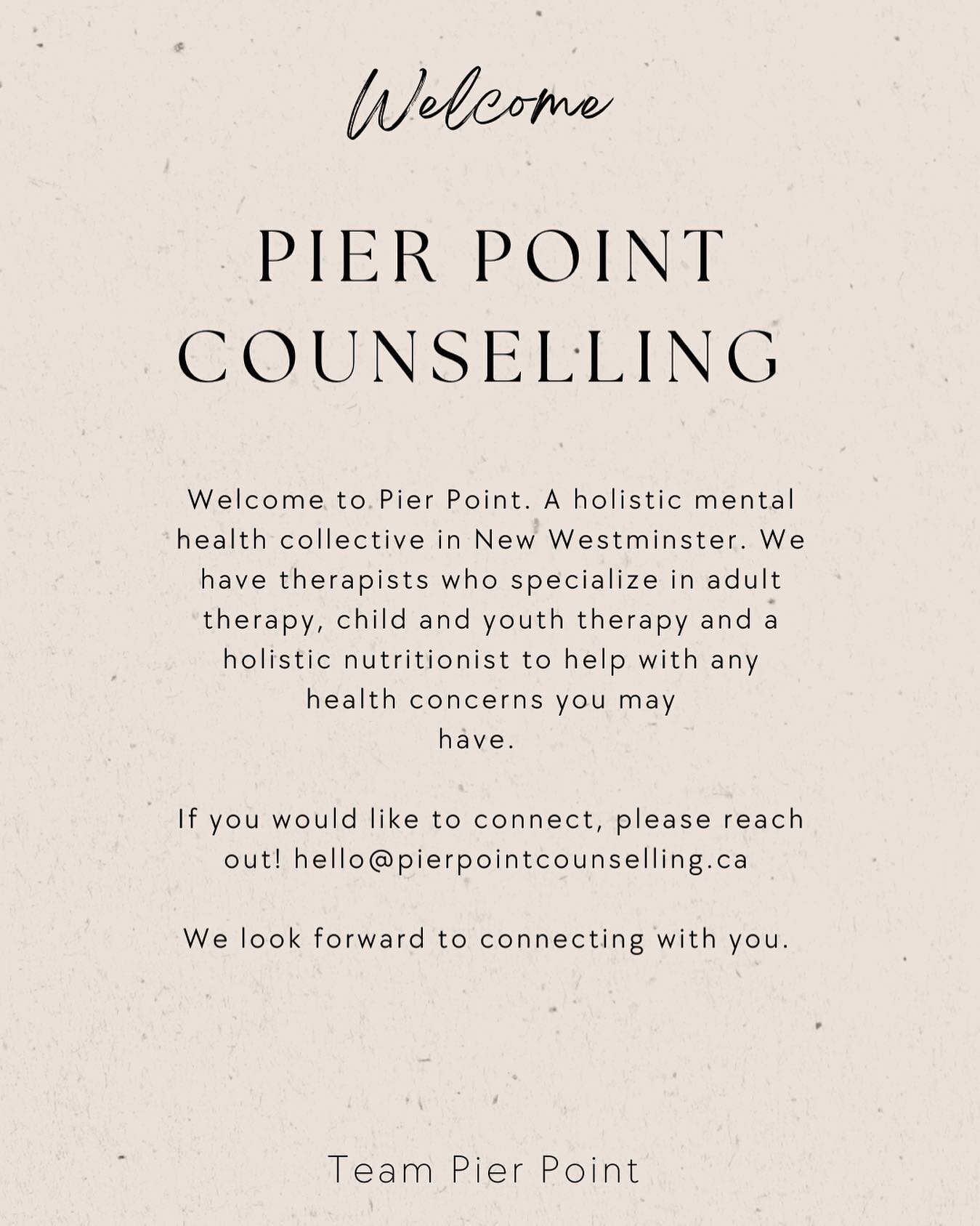 🤍🤍We are open for business 🤍🤍

#psychotherapist #psychotherapy #mentalhealthcounseling #mentalhealth #beautifulbc #newwestminster #newwestminsterbc #canada