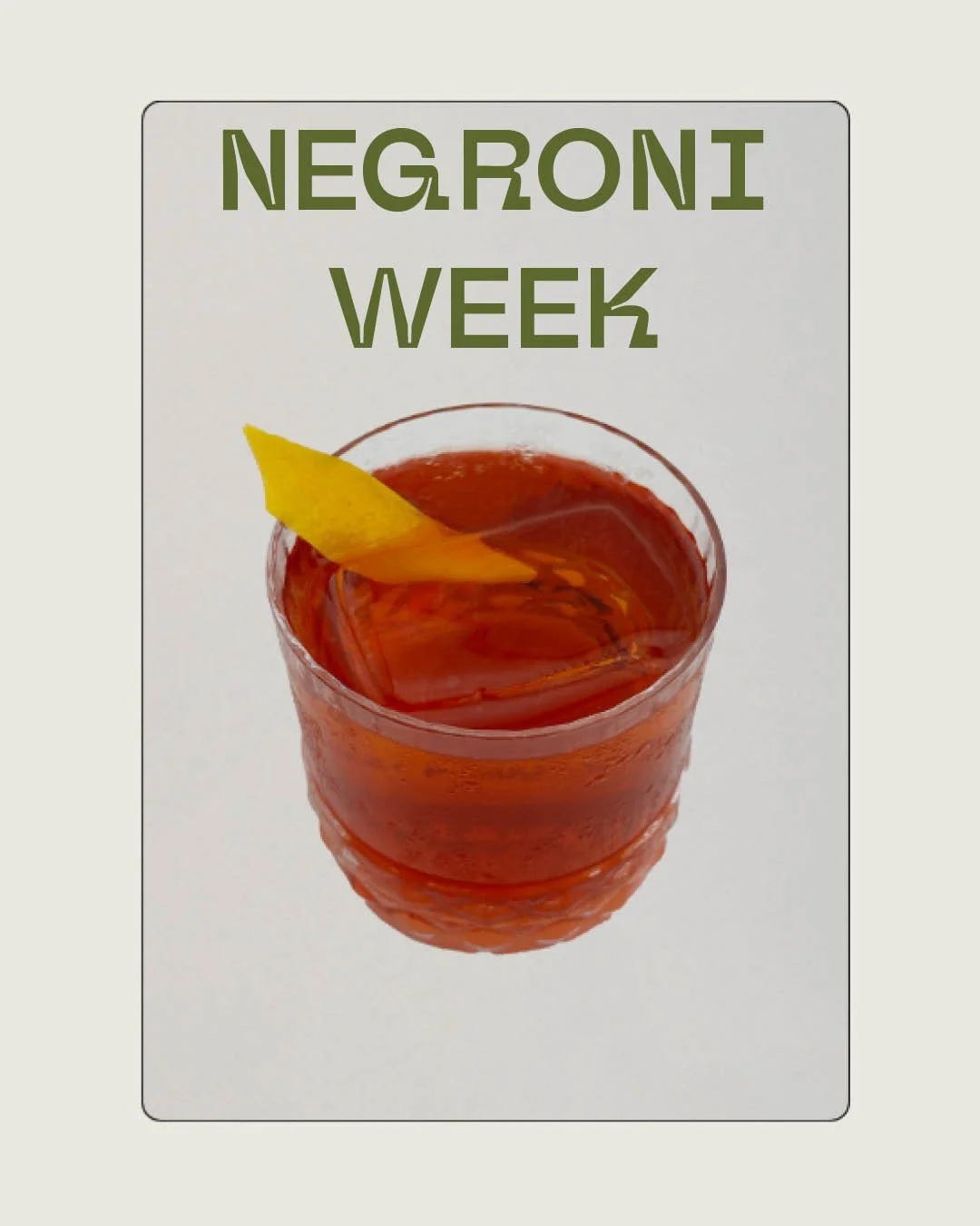 Negroni Week is back at Marco Polo! Starting from today to Sunday, September 28th, join us to celebrate one of the world's most iconic cocktails in an effort to raise money for an important cause with our 4 specials!