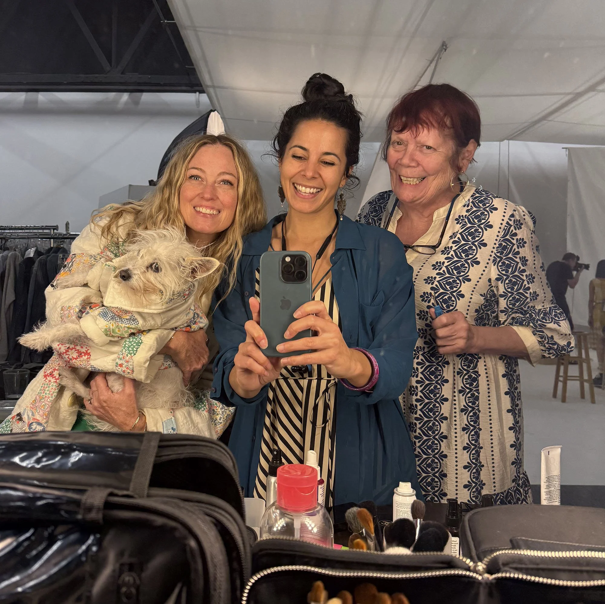 Heather Sansky, Dolly, Laura Hazlett, Nina Sawant at Gap Factory 3_18_2026 2.jpeg