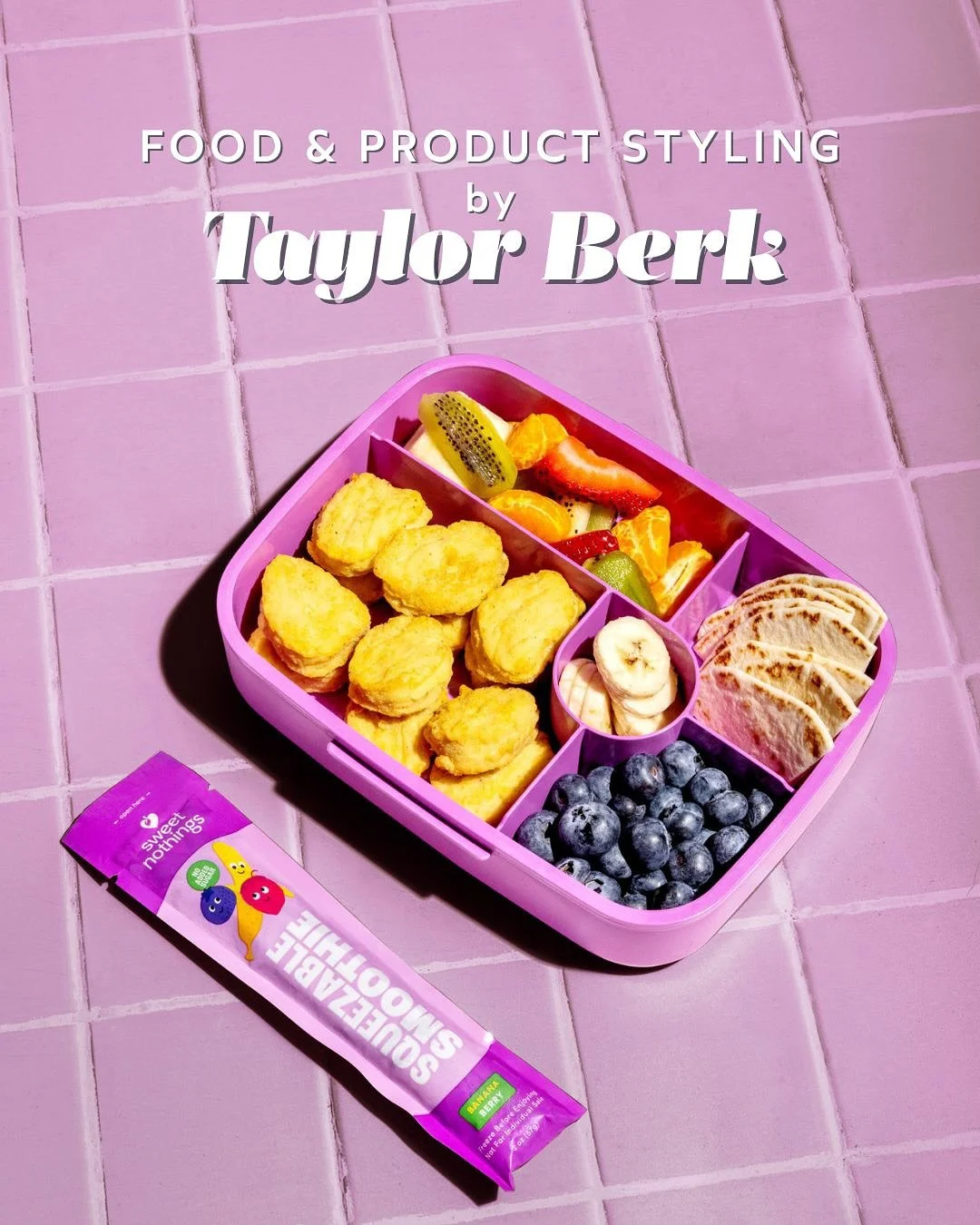 Have you ever seen a school lunch box look *this* good? 
Food and product styling by LuLu Featured Artist Taylor Berk (@taylorchloeb) for @eatsweetnothings.

Photography by Madison Daube (@madpics)