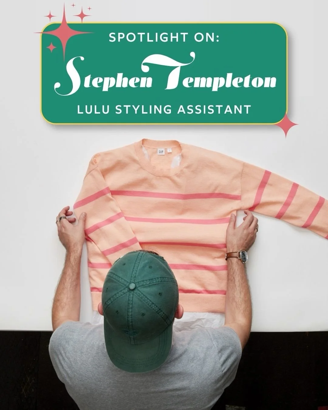 ✨ Spotlight on LuLu Assistant Stephen Templeton ✨

We&rsquo;re so excited to feature Stephen Templeton (@stephenthestylist), a long-time member of the LuLu team. If you&rsquo;ve been on set with Stephen, you know he brings more than just crazy organi