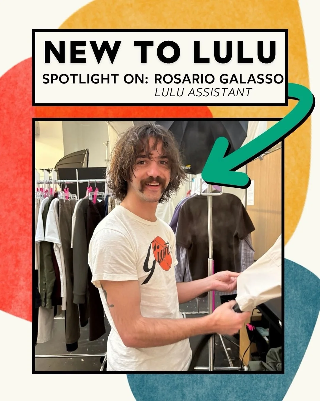 New to LuLu Spotlight: Assistant Rosario Galasso (@michaelrgalasso) ⭐️

While most of our new talent comes to us through online inquiries, Rosario was a &ldquo;find&rdquo; in the wild! Our very own Mary Domenico spotted him while sourcing costumes on