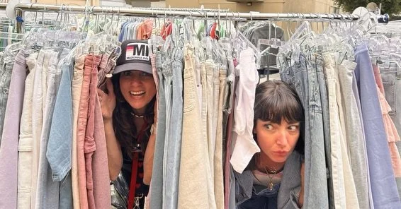 The LuLu offices doubled as a basecamp for one of our favorite clients, and sometimes hiding in the racks is just fun (we all did it as kids)&hellip; 😉

Thanks, LuLu Assistant Rach Bevan (@bevanstyle2.0) for the giggle.