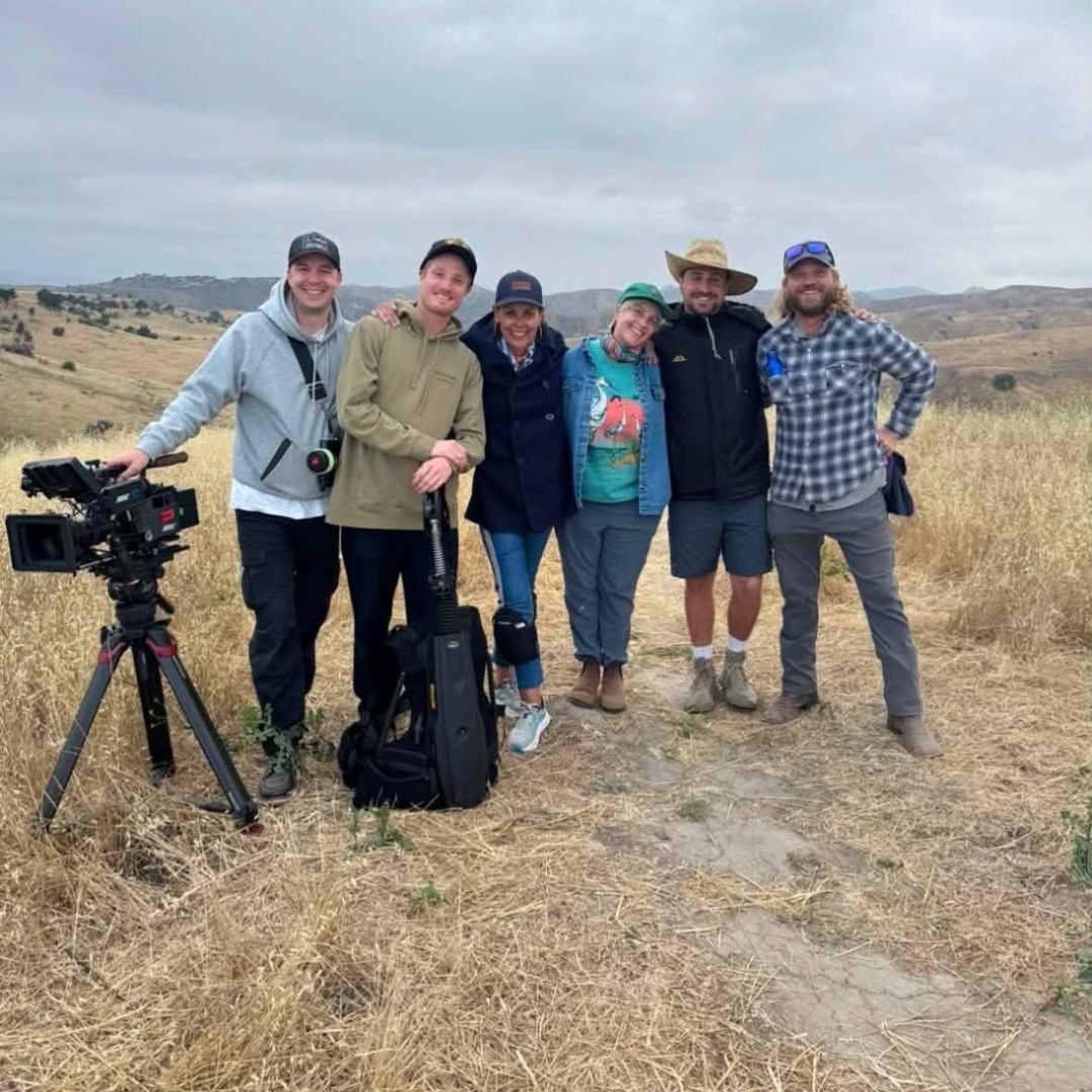 What a crew! Tracie Marquez (@tracie_wrangler) on location for @hannaandersson with @russelltandy_, @writealongtheway, @eezyfilms, @oseku_lighting_inc, @rickchad, @dwhid, and @portfolio_one.