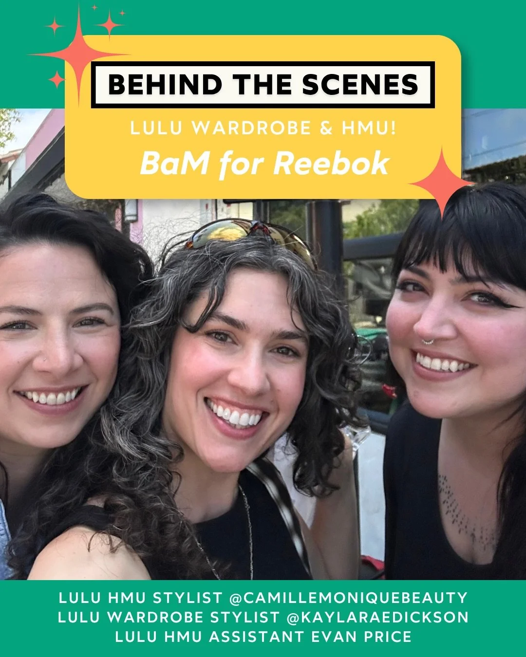 A look behind the scenes of a recent @reebok shoot with @go.bamproductions. From prep to wrap, we love playing a part in assembling a talented crew to help bring an on-location production to life!

@camillemoniquebeauty and @epbeauty for HMU; @kaylar