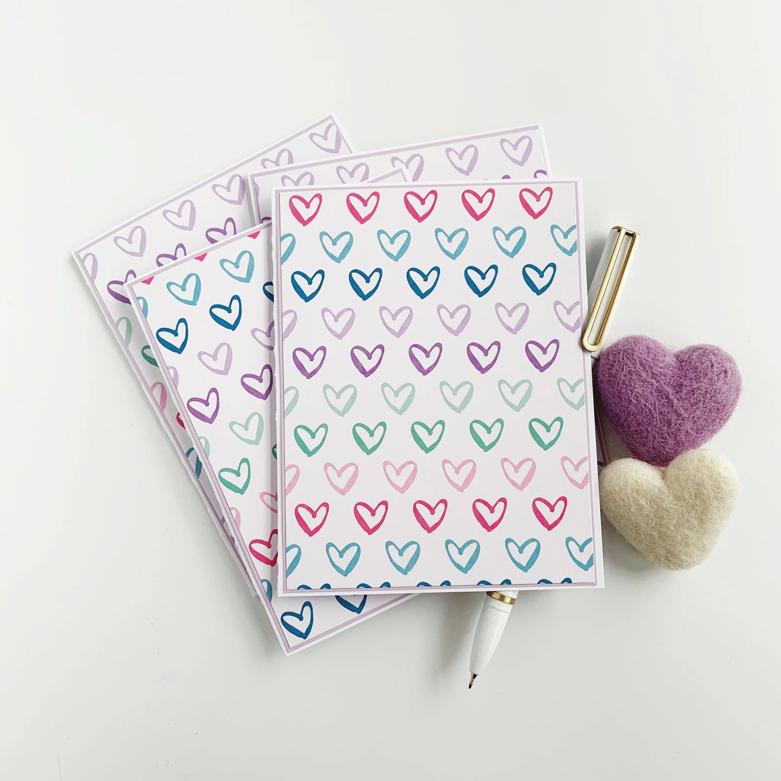 Pastel Hearts