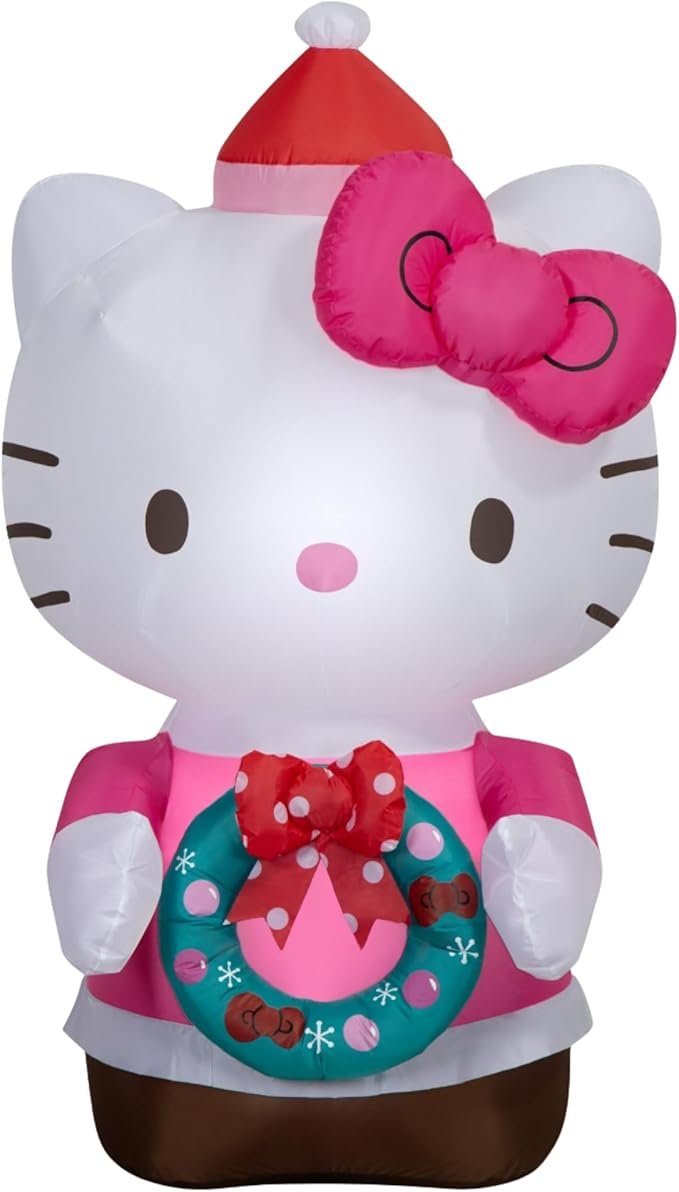 4.5ft Christmas Hello Kitty