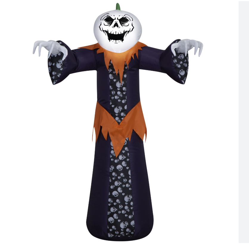 4ft Spooky Pumpkin Reaper