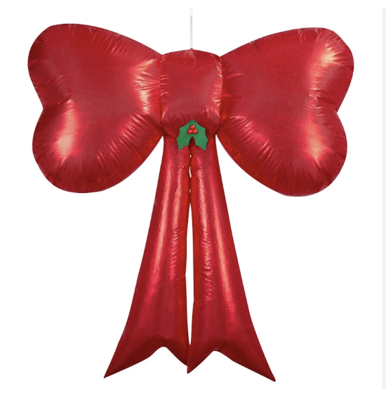 4.5ft Hanging Christmas Bow