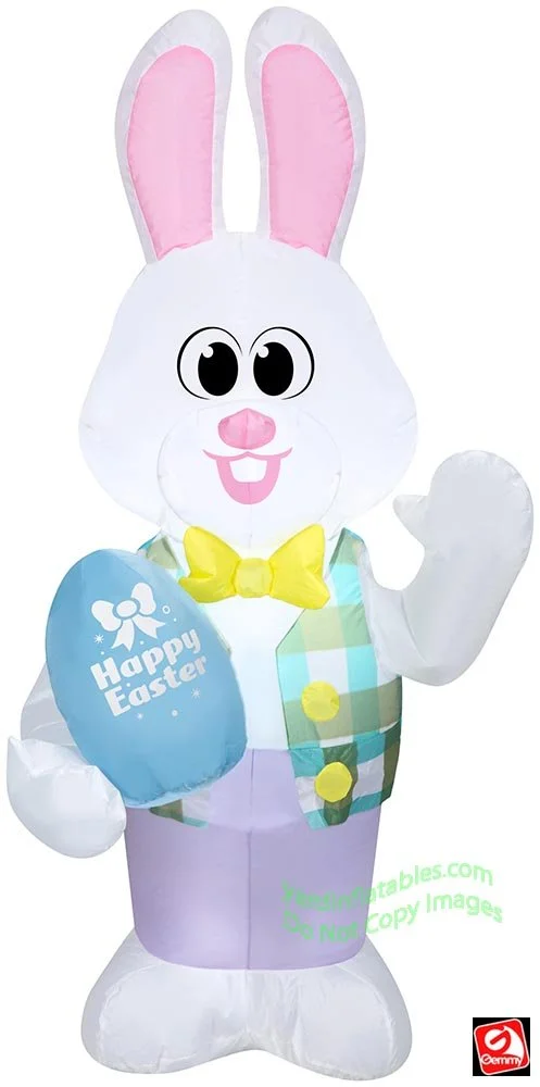 4ft Easter Bunny With Egg