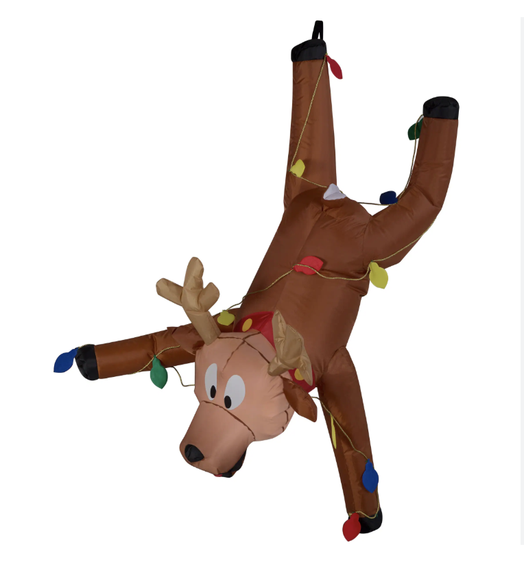4ft Hanging Reindeer