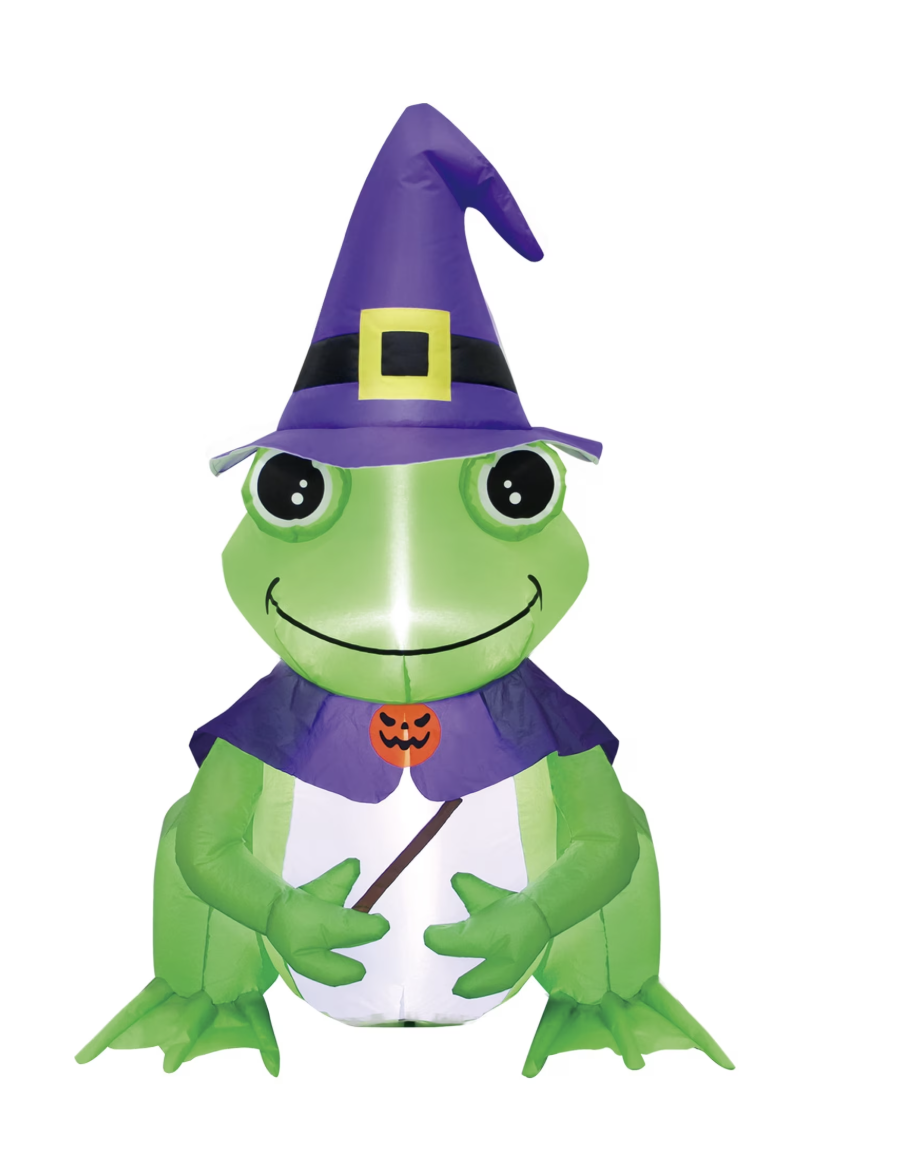3.5ft wizard frog