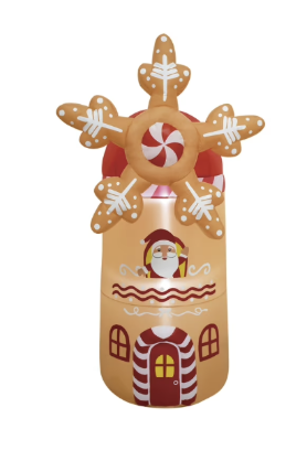 6ft Animated Gingerbread Windmill 