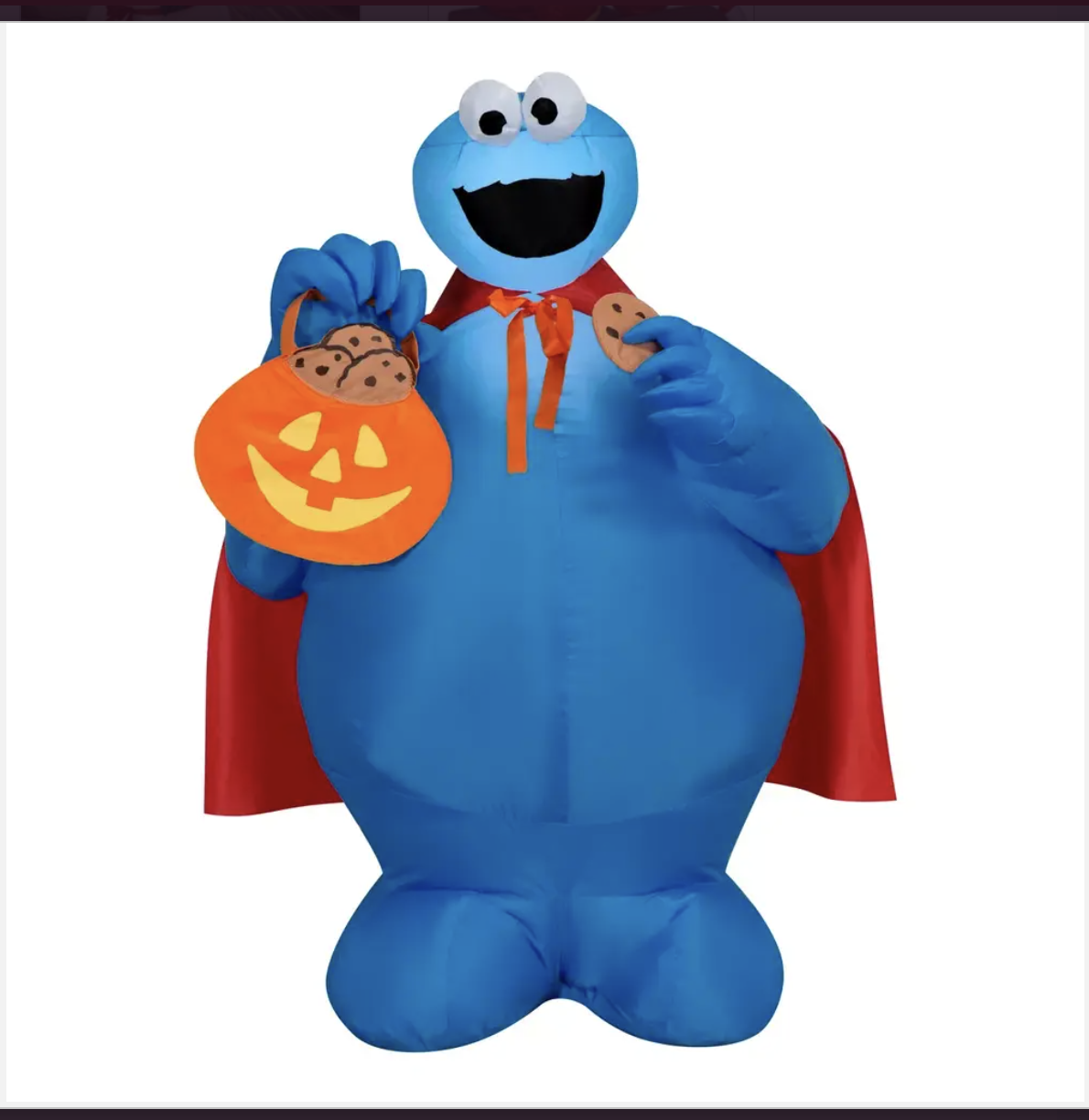3ft Cookie Monster In Vampire Costume
