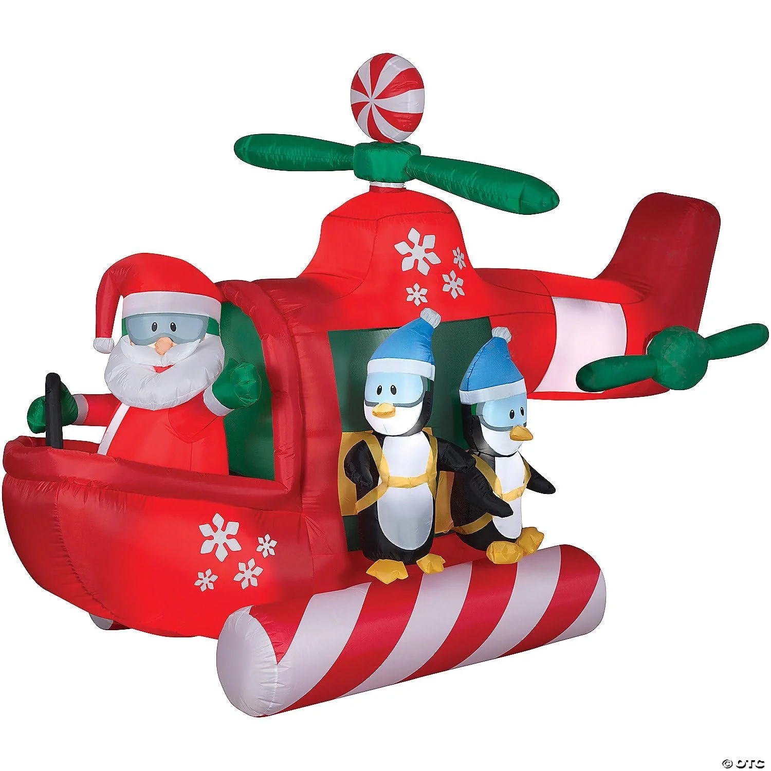 9ft Animated Santa Helicopter  