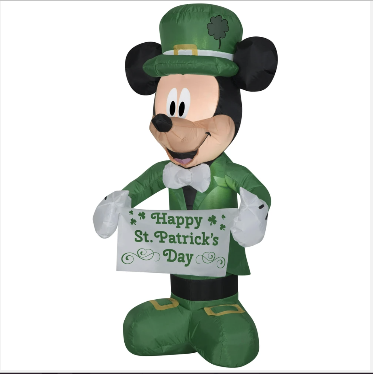 3.5ft St Patrick's Day Mickey
