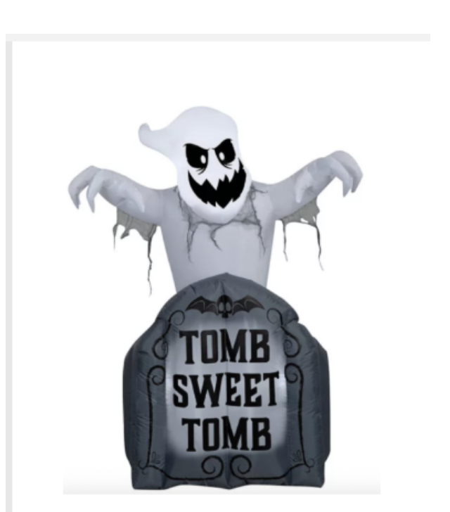 4.5ft animated pop up tombstone ghost