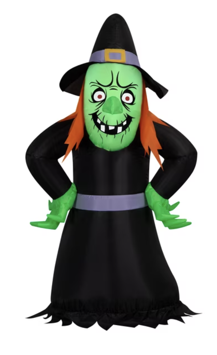 4ft scary witch