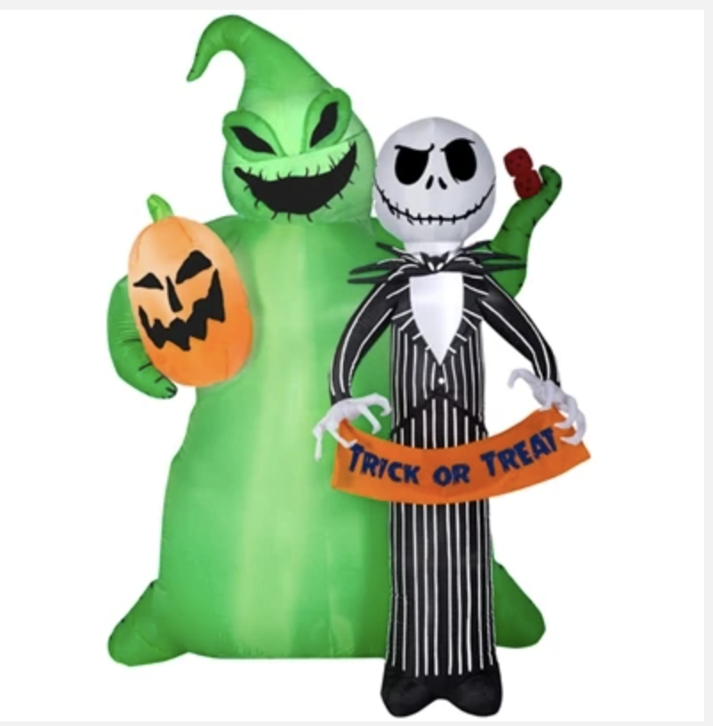 6.5ft Jack Skellington And Oogie Boogie