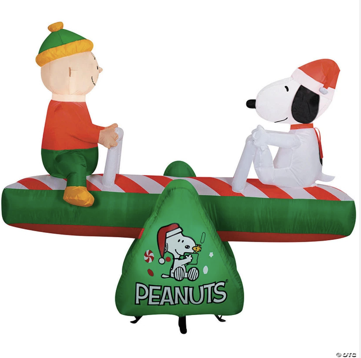 5.5ft Animated Charlie Brown And Snoopy Teeter Totter