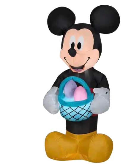 3.5ft Easter Mickey With Basket