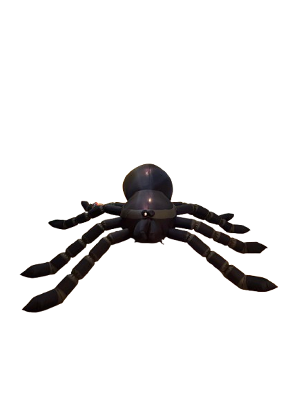 8ft Black Spider indoor Use Only