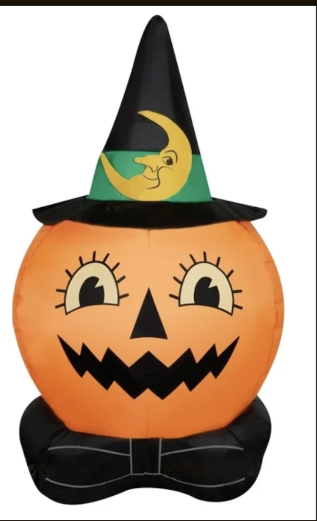 3.5ft Vintage Jack On Lantern Witch