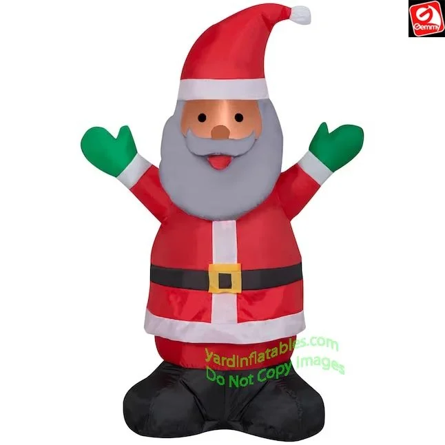 4ft African American Santa