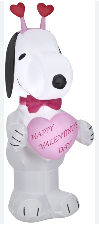 3.5ft Valentine's Day Snoopy