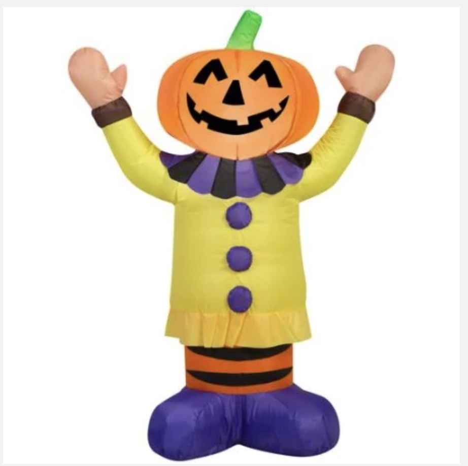 3.5ft pumpkin clown
