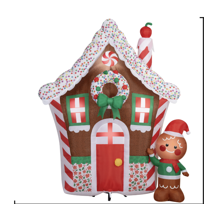 8ft Gingerbread House