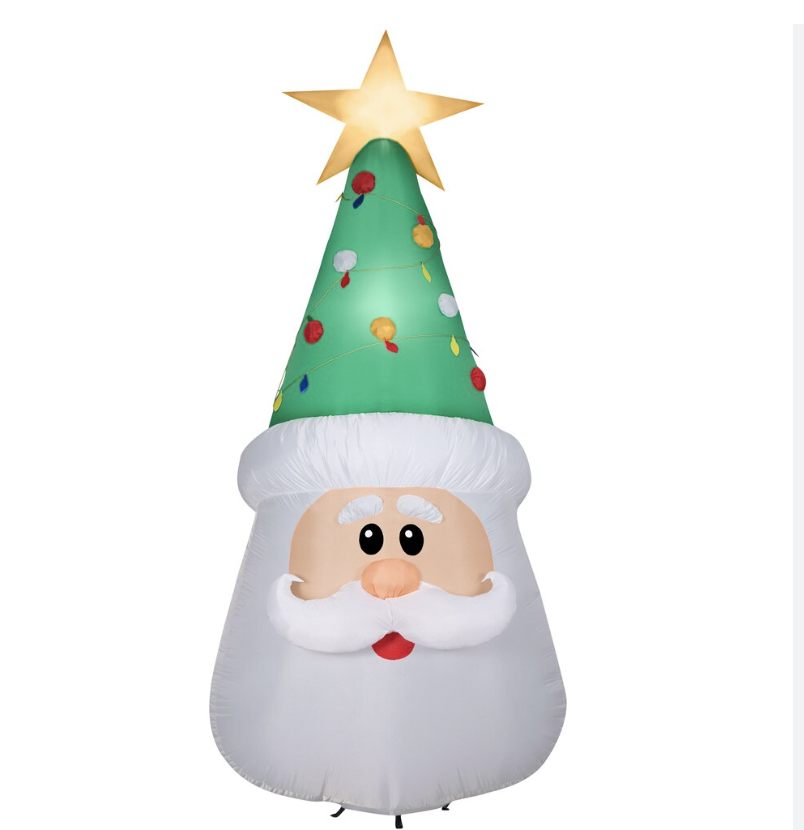 10.5ft Santa Head