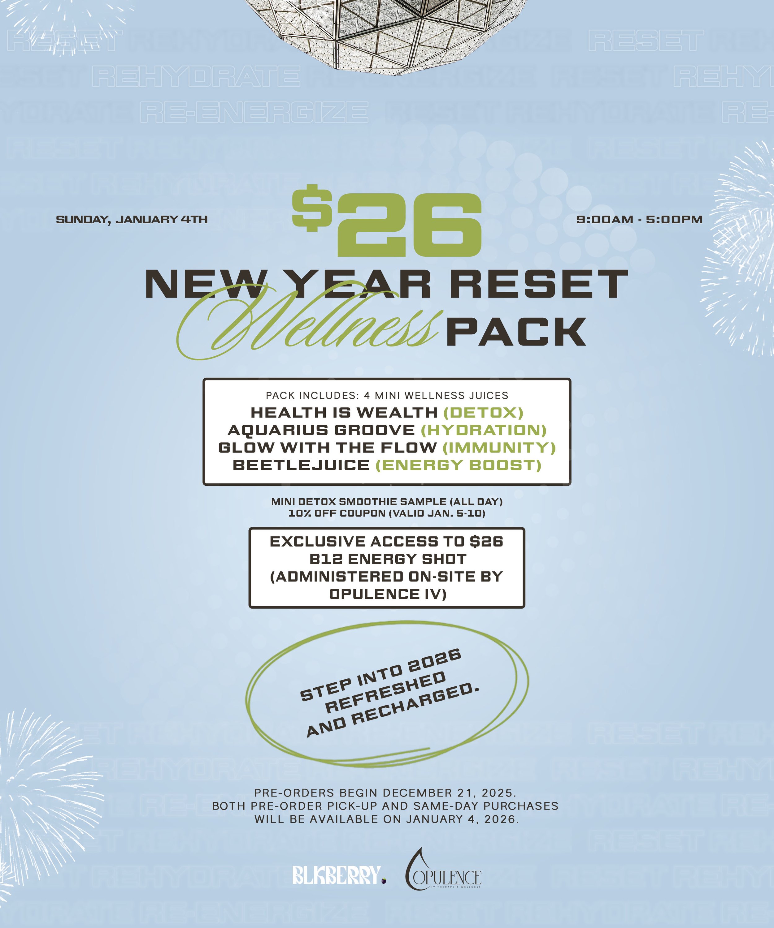 New Year Reset Wellness PAck