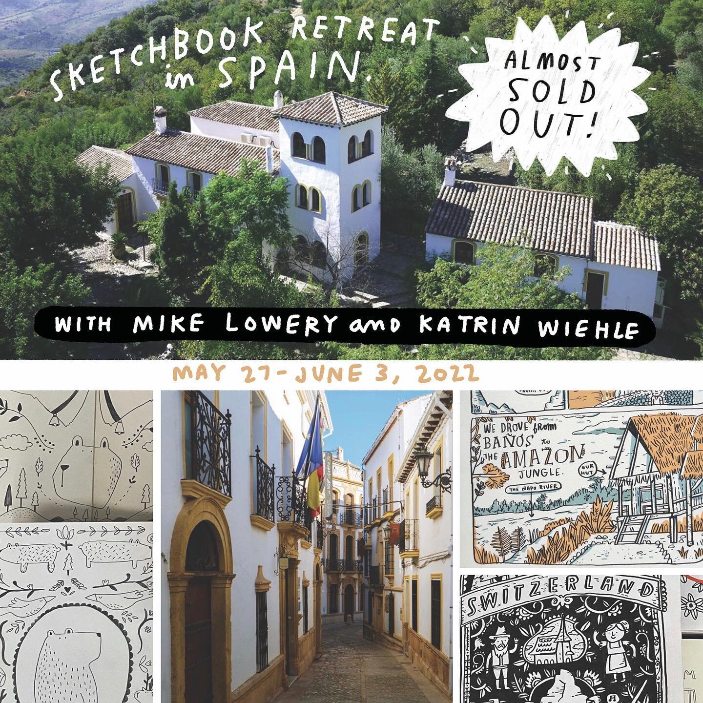 Hello, hello, hello!!!@mikelowerystudio and I are leading a sketchbook journaling trip in an incredible spot it Spain next Summer. We want you to come with us!
&mdash;-
Join us for daily sketchbook exercises, drawing sessions, conversations about ill