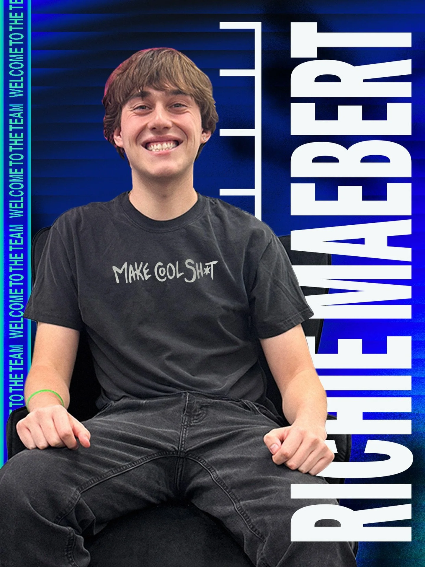 🚨NEW HIRE ALERT🚨 Out of a thousand applicants, one stood taller. Literally. Say hello to Richie Maebert, our new six-foot-three junior designer.

Give him a follow: @richbertski