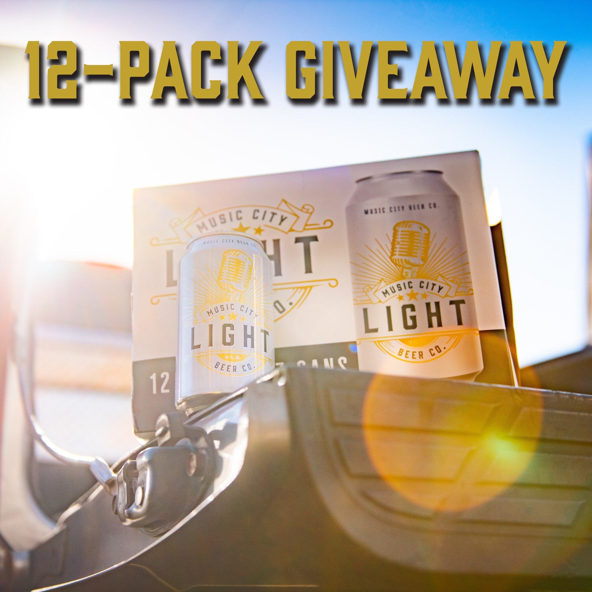 This Friday, 10 lucky people will win 12-packs of Music City Light!

Just tune in to @1029thebuzz from 9am to 7pm on Friday for a chance to win every hour!

#OurTownOurBeer