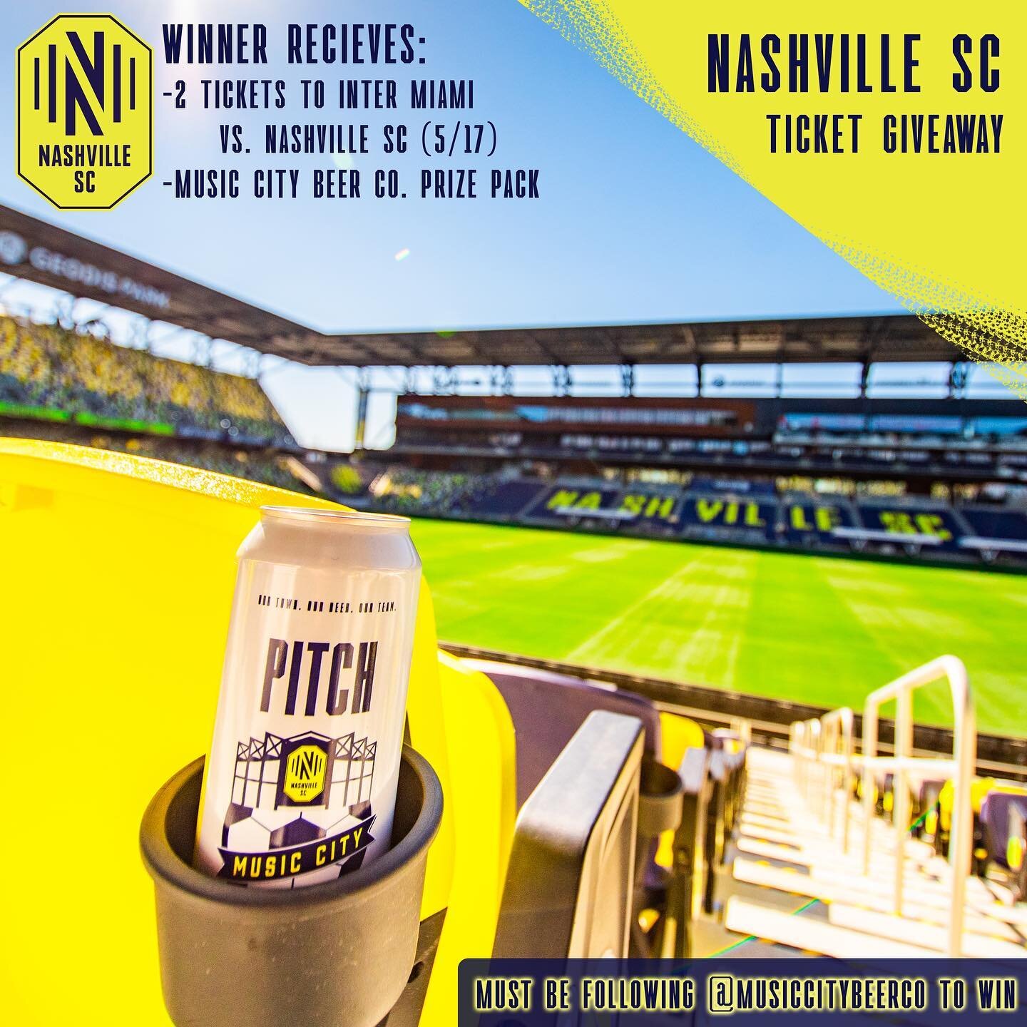 @NashvilleSC might be out of town this weekend but we want to send you to their game when they get back! 

Just make sure you're following the official local beer of Nashville SC (that's us) and tag a friend you want to take to the game. 

We'll sele