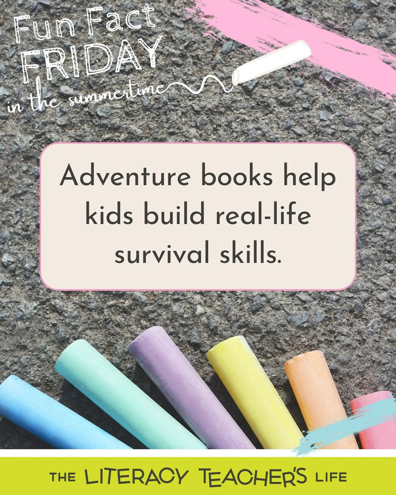 🌞 Fun Fact Friday: Summer Edition&mdash;Fact 12! 📚

Did you know that kids who read adventure books develop REAL wilderness survival skills without ever leaving their house?

Adventure readers&rsquo; brains absorb so many survival techniques that t