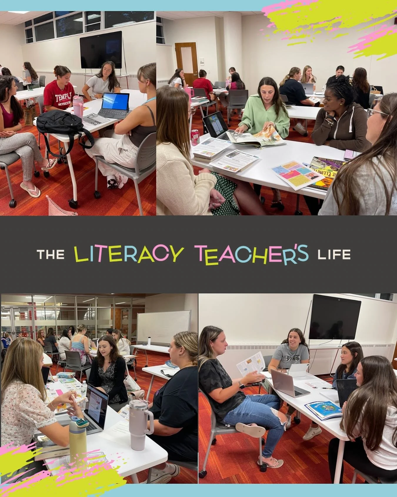 When minds meet, ideas flourish! ✨📚

There&rsquo;s something beautiful about watching future literacy educators come together to share their author study presentations. These graduate students aren&rsquo;t just learning about teaching&mdash;they&rsq