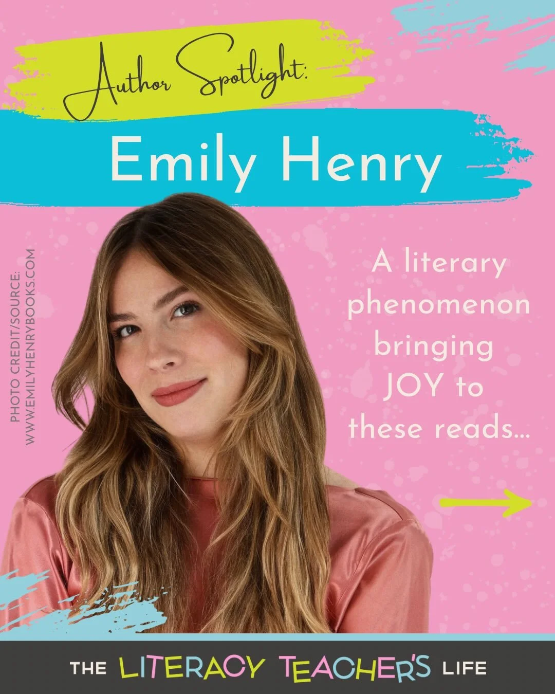 ✨ Author Spotlight: Emily Henry ✨

We&rsquo;re celebrating Emily Henry this week! Meet the bestselling author who&rsquo;s captured hearts with her witty, emotional, and beautifully written contemporary romance novels. Known for her relatable characte