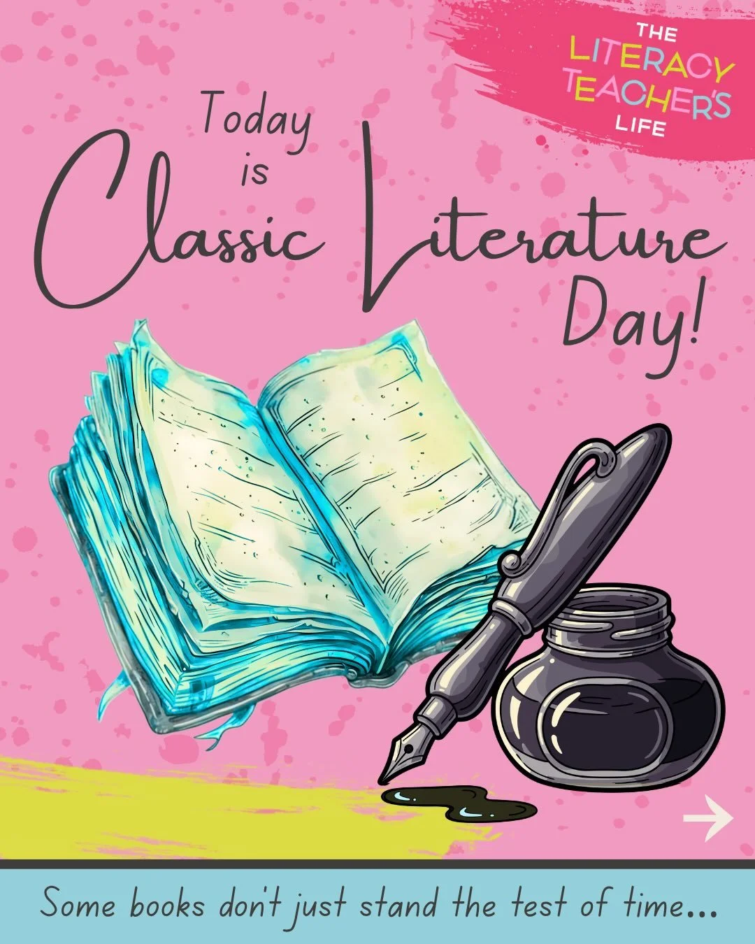 Happy National Classic Literature Day! 📚✨

Classic literature gets a bad reputation sometimes &mdash; too old, too slow, too hard. But I&rsquo;d push back on that every single time. The classics endure because they speak to something timeless in the