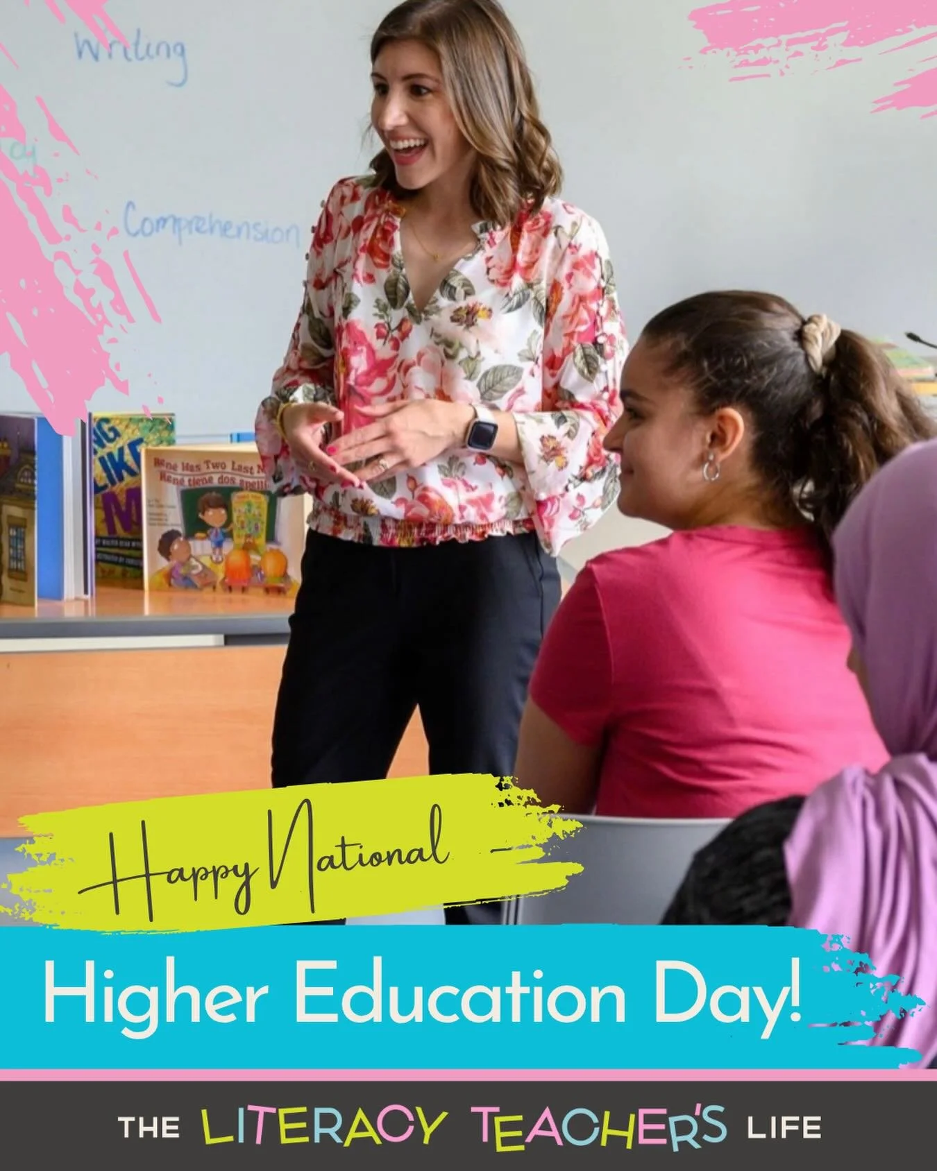 Happy National Higher Education Day. 🎓📚

Higher education changed everything for me as a literacy educator. It gave me the language to understand what I already loved, the research to back what I already believed, and the community of thinkers who 
